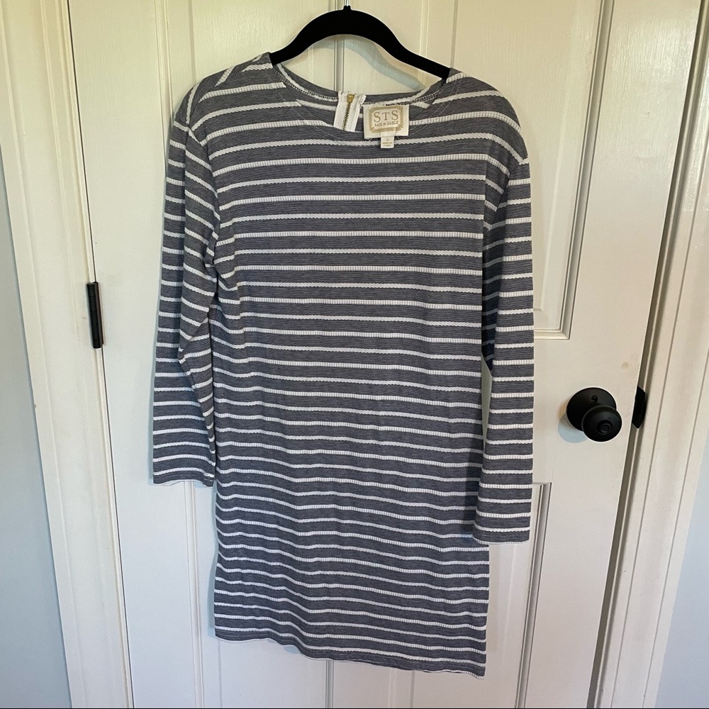 Striped Sail to Sable Dress